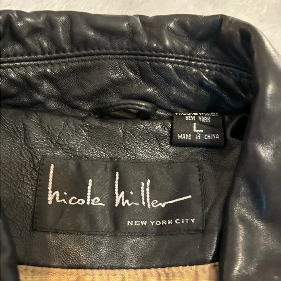 Men’s Nicole Miller Leather Jacket - Picture 2 of 7